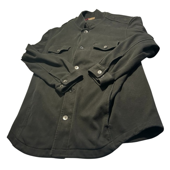 Tommy Bahama Palmdale Shirt Jacket Charcoal 100% Pima Cotton Sz Med - Picture 5 of 14